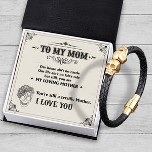 Skull Cuff Bracelet - Skull - To My Mom - You Are My Loving Mother - Gbbh19005