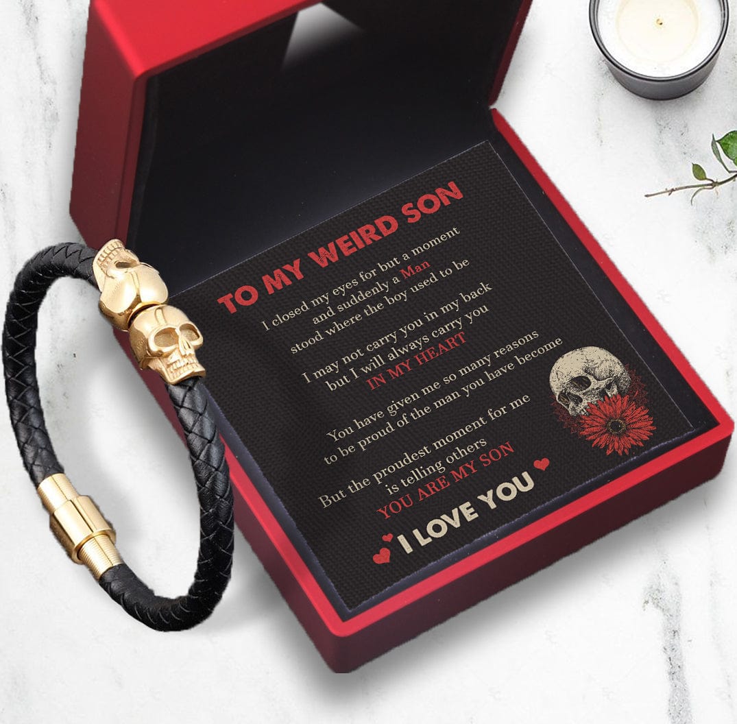 Skull Cuff Bracelet - Skull - To My Son - You Are My Son - Gbbh16008
