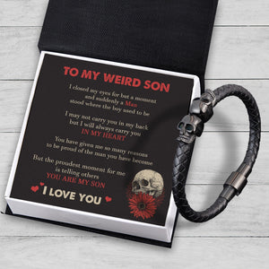Skull Cuff Bracelet - Skull - To My Son - You Are My Son - Gbbh16008