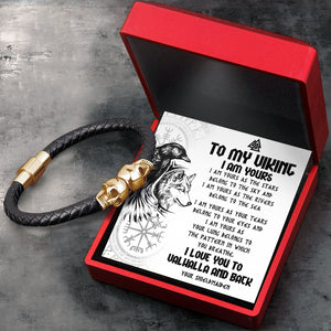 Skull Cuff Bracelet - Viking - To My Viking - I Am Yours - Gbbh26020