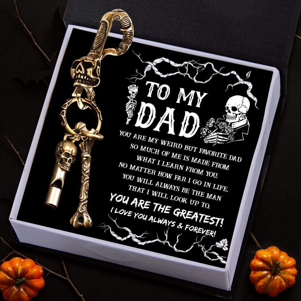Skull Keychain Holder - My Dad - You Are The Greatest - Gkci18002