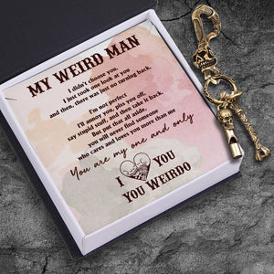 Skull Keychain Holder - Skull - To My Man - You Are My One And Only - Gkci26013