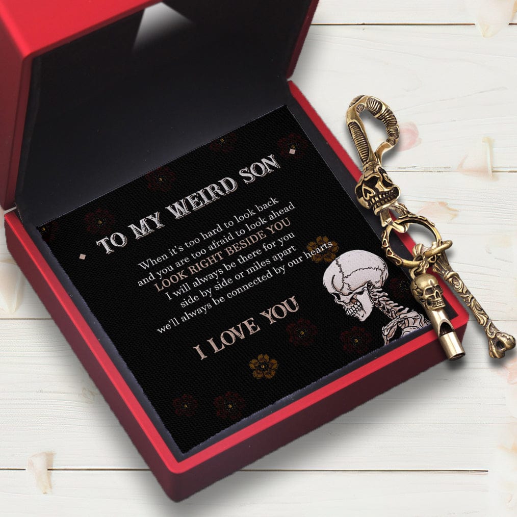 Skull Keychain Holder - Skull - To My Son - I Love You - Gkci16006