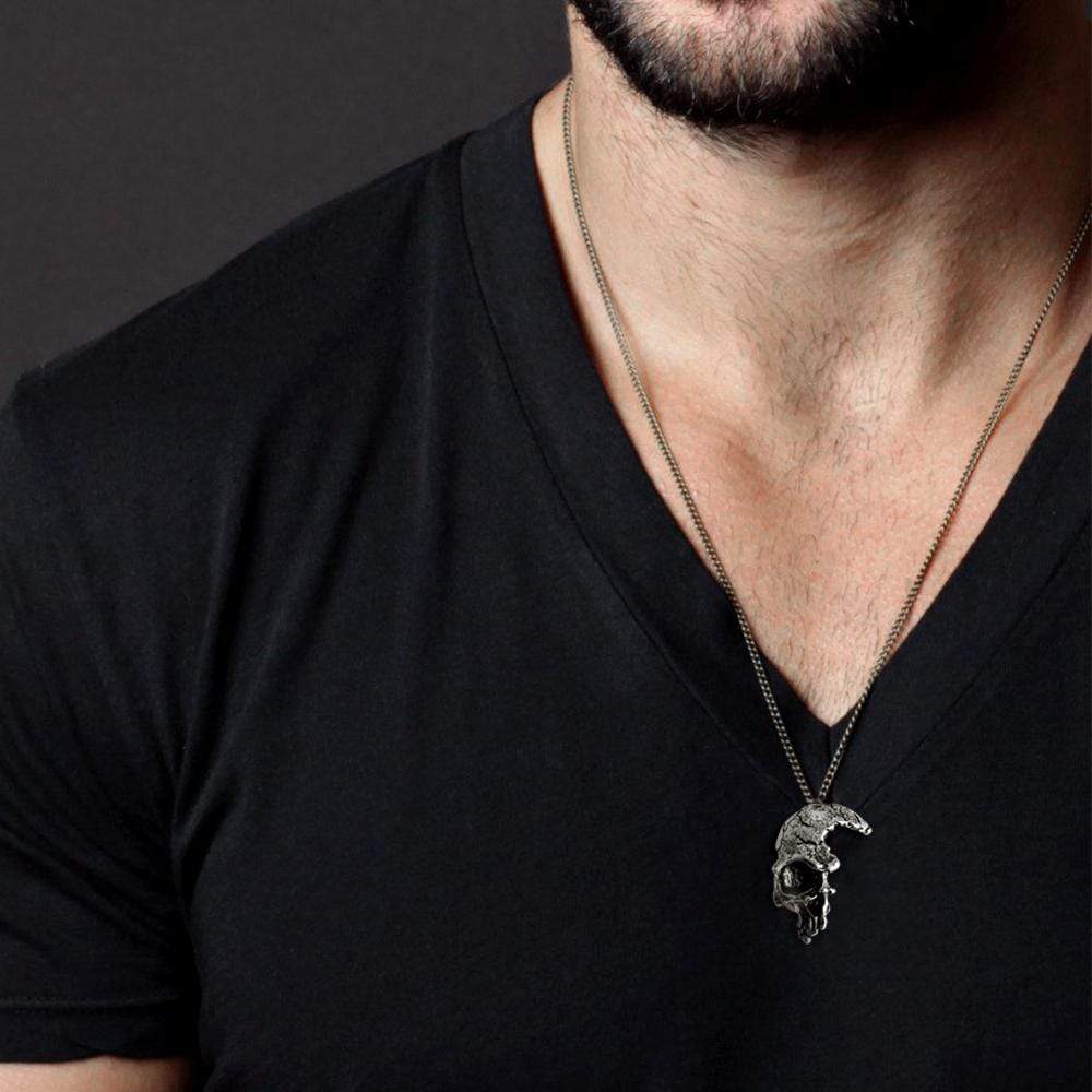Skull Necklace - Skull - To My Man - I Will Love You - Gnag26004