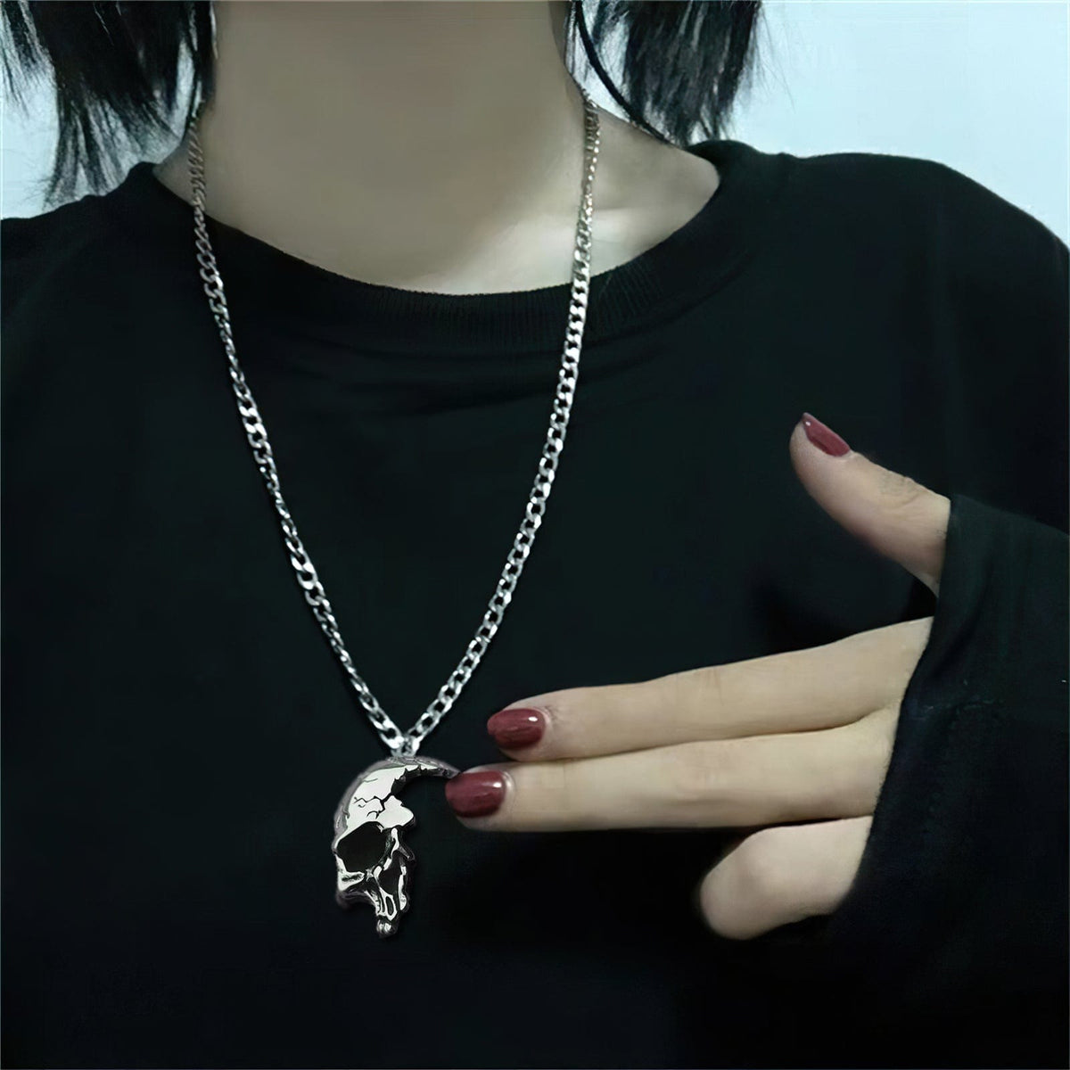 Skull Necklace - Skull - To My Weird Daughter - I Love You - Gnag17002