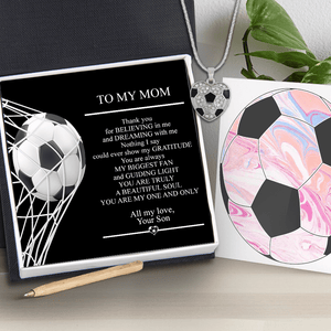 Soccer Heart Necklace - Soccer - To My Mom - You Are Truly A Beautiful Soul - Gndw19003