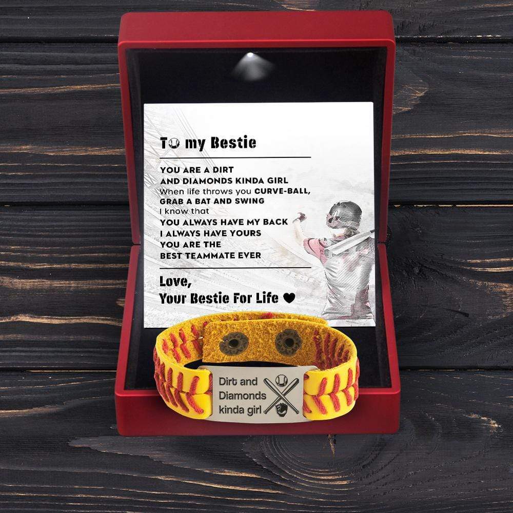 Softball Bracelet - Baseball - To My Bestie - You Are The Best Teammate Ever - Gbzk33002