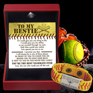 Softball Bracelet - Softball - To My Bestie - You Are The Best Teammate Ever - Gbzk33004