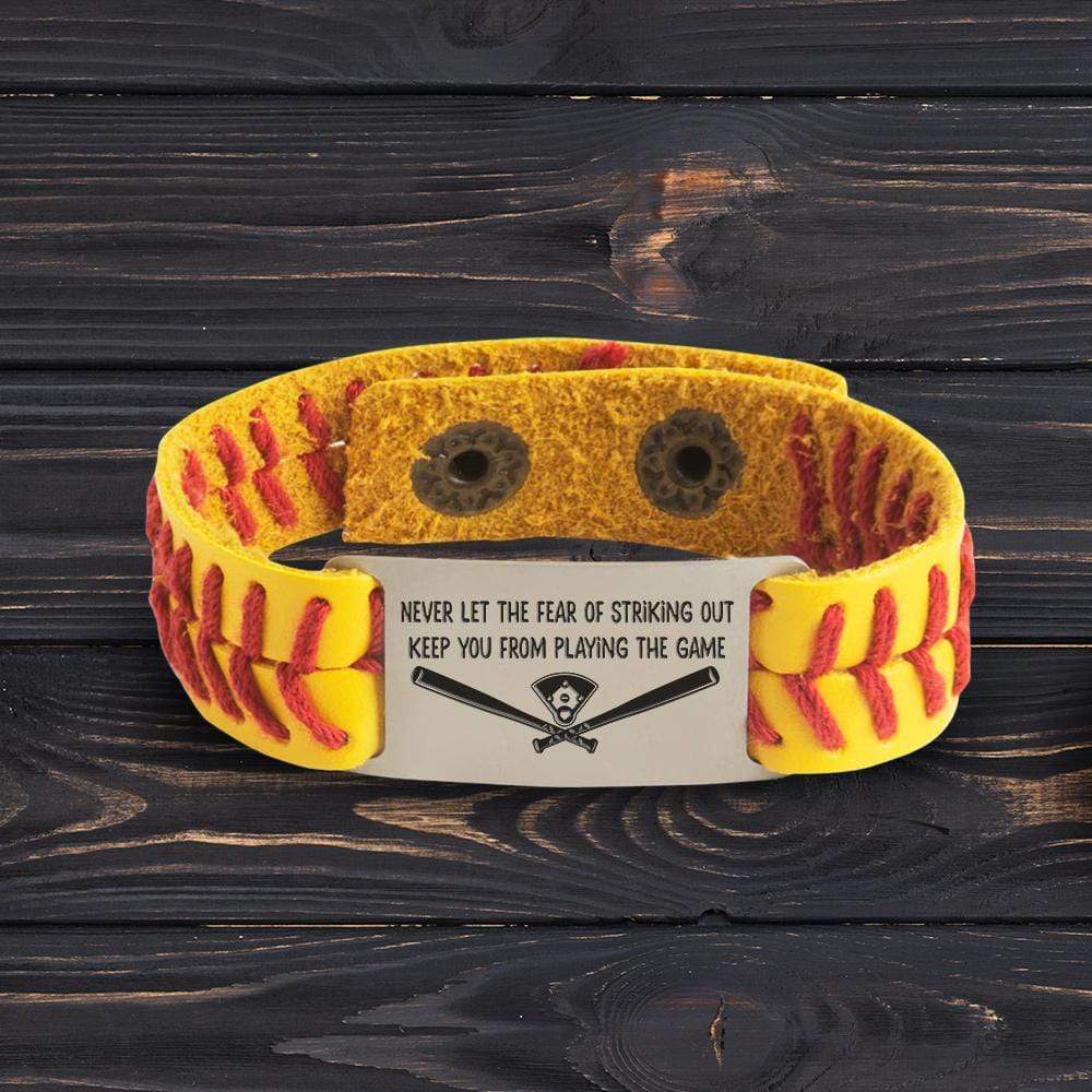 Softball Bracelet - Softball - To My Daughter - From Dad - Next To You So You Never Feel Lonely - Gbzk17004