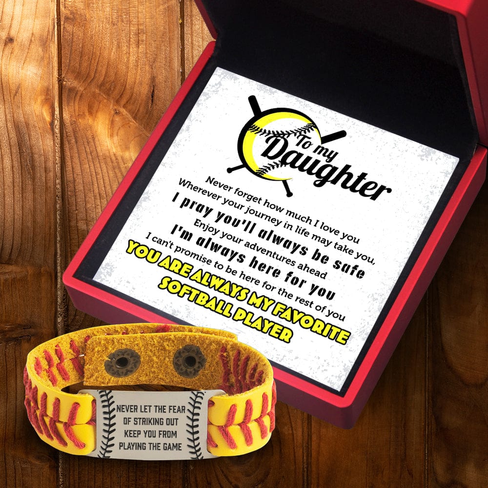 Softball Bracelet - Softball - To My Daughter - I'm Always Here For You - Gbzk17011