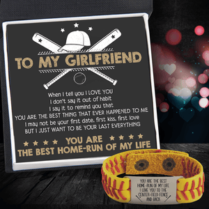 Softball Bracelet - Softball - To My Girlfriend - You Are The Best Home-Run Of My Life - Gbzk13009