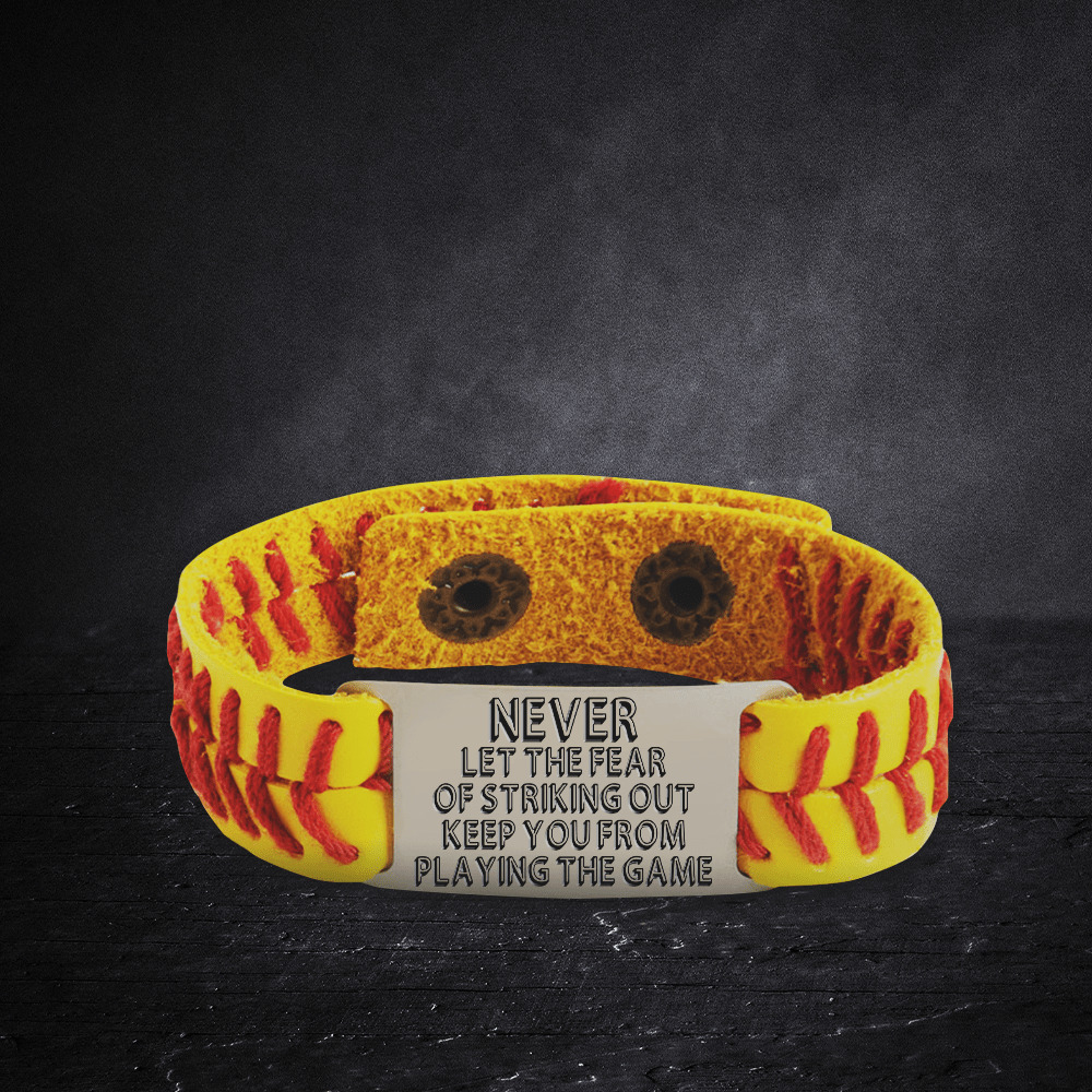 Softball Bracelet - Softball - To My Granddaughter - I Will Always Be Your No.1 Fan - Gbzk23009