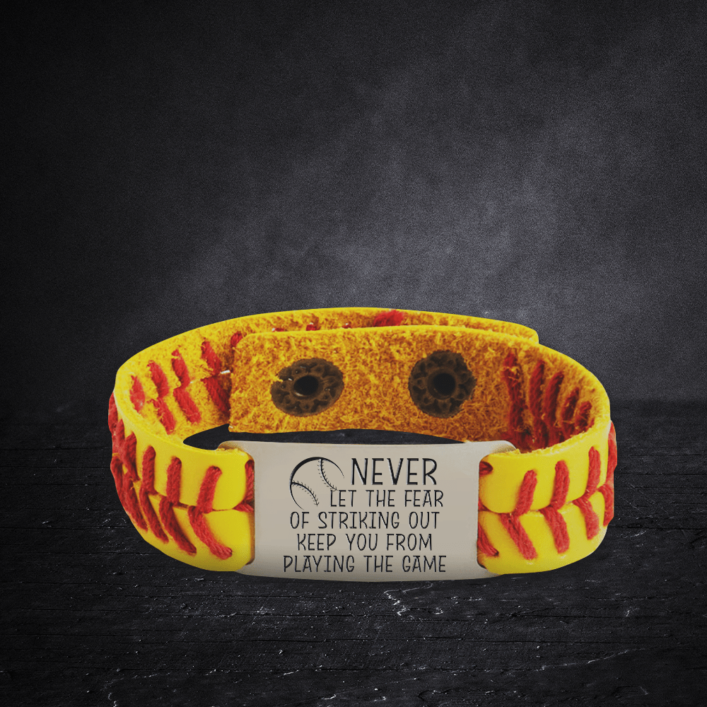 Softball Bracelet - Softball - To My Granddaughter - I Will Always Be Your No.1 Fan - Gbzk23011