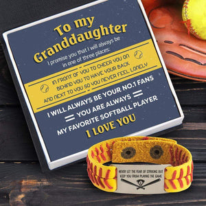 Softball Bracelet - Softball - To My Granddaughter - You Are Always My Favorite Softball Player - Gbzk23002