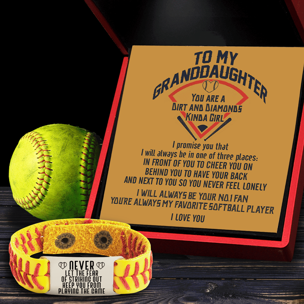 Softball Bracelet - Softball - To My Granddaughter - You Are Always My Favorite Softball Player - Gbzk23010