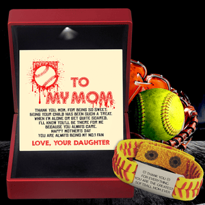 Softball Bracelet - Softball - To My Mom - Thank You For Everything  - Gbzk19002