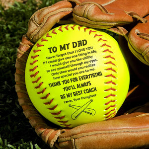 Softball - To My Dad - From Daughter - Thank You For Everything - Gas18018