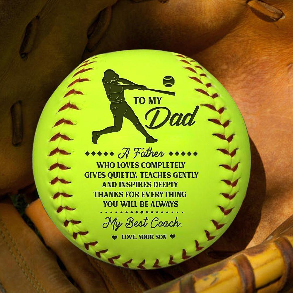 Softball - To My Dad - From Son - You Will Be Always My Best Coach - Gas18001