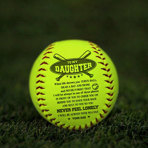 Softball - To My Daughter - From Dad - I Will Always Be Your No.1 Fan - Gas17005