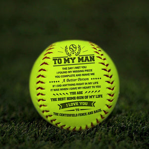 Softball - To My Man - You Are The Best Home Run Of My Life - Gas26003