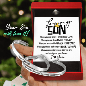 Son’s Couple Bracelet - Family - To My Special Son - When You Are Troubled I Wish You Peace - Gbt16011