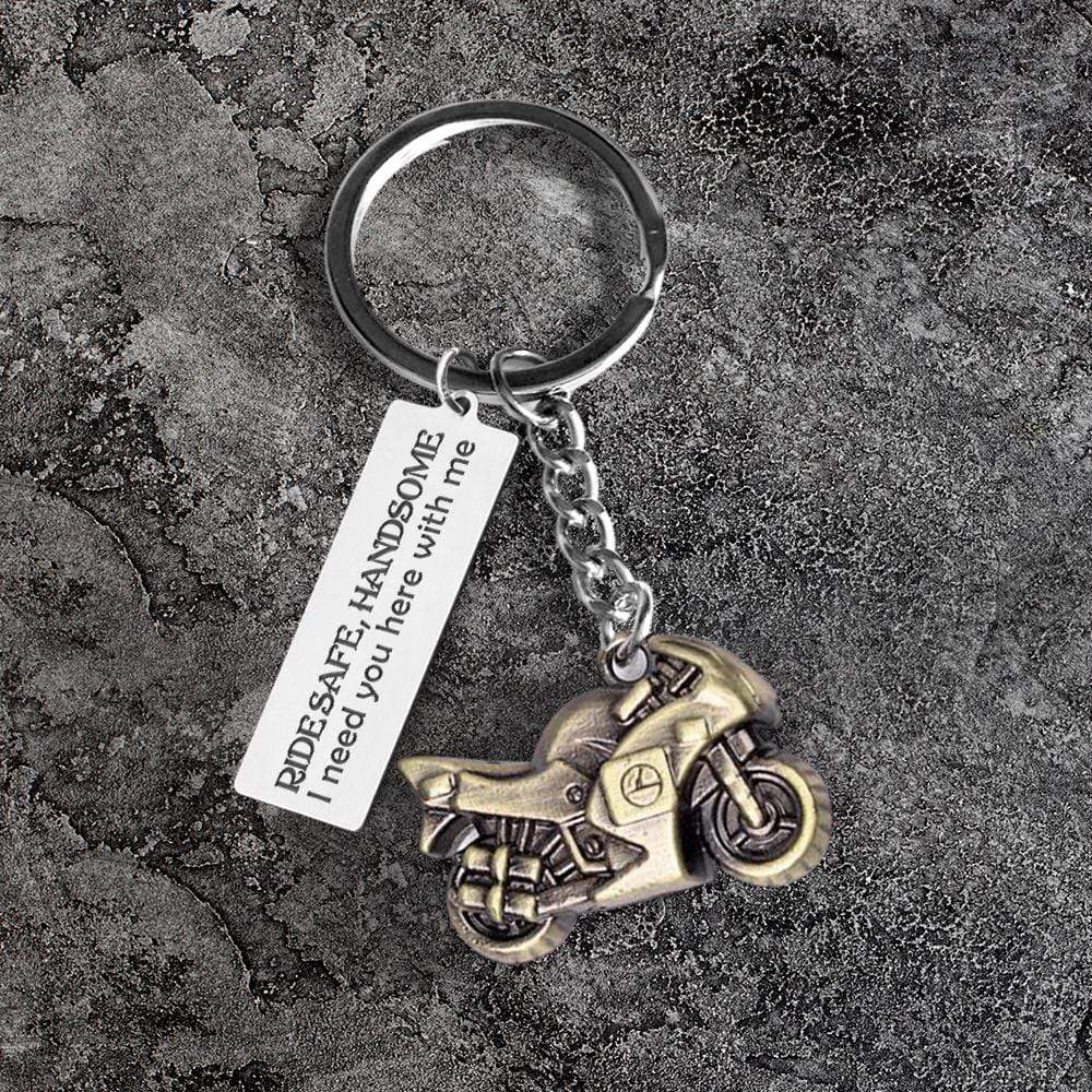 Sportbike Keychain - Biker - My Love - I Love You - Gkei26001