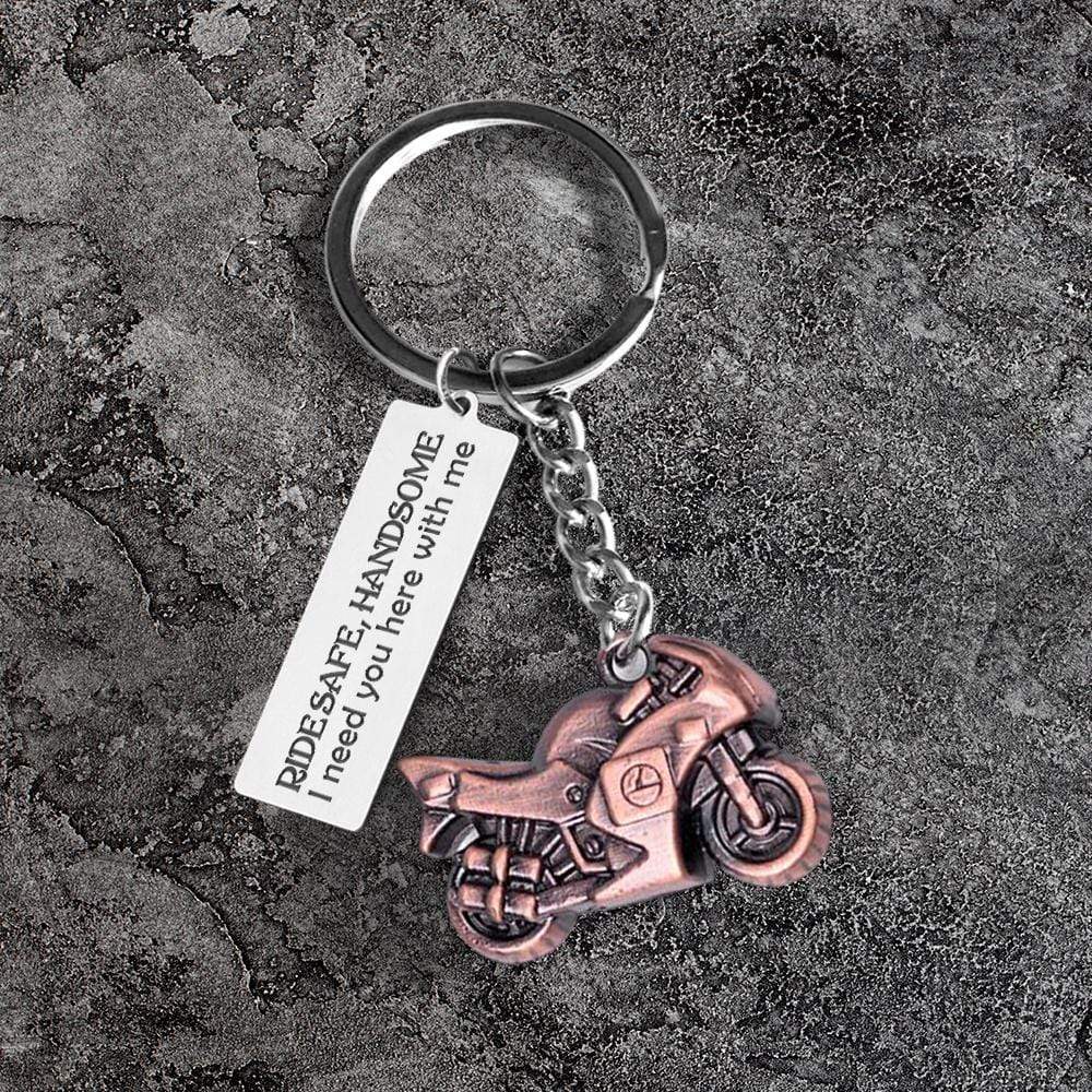 Sportbike Keychain - Biker - My Love - I Love You - Gkei26001