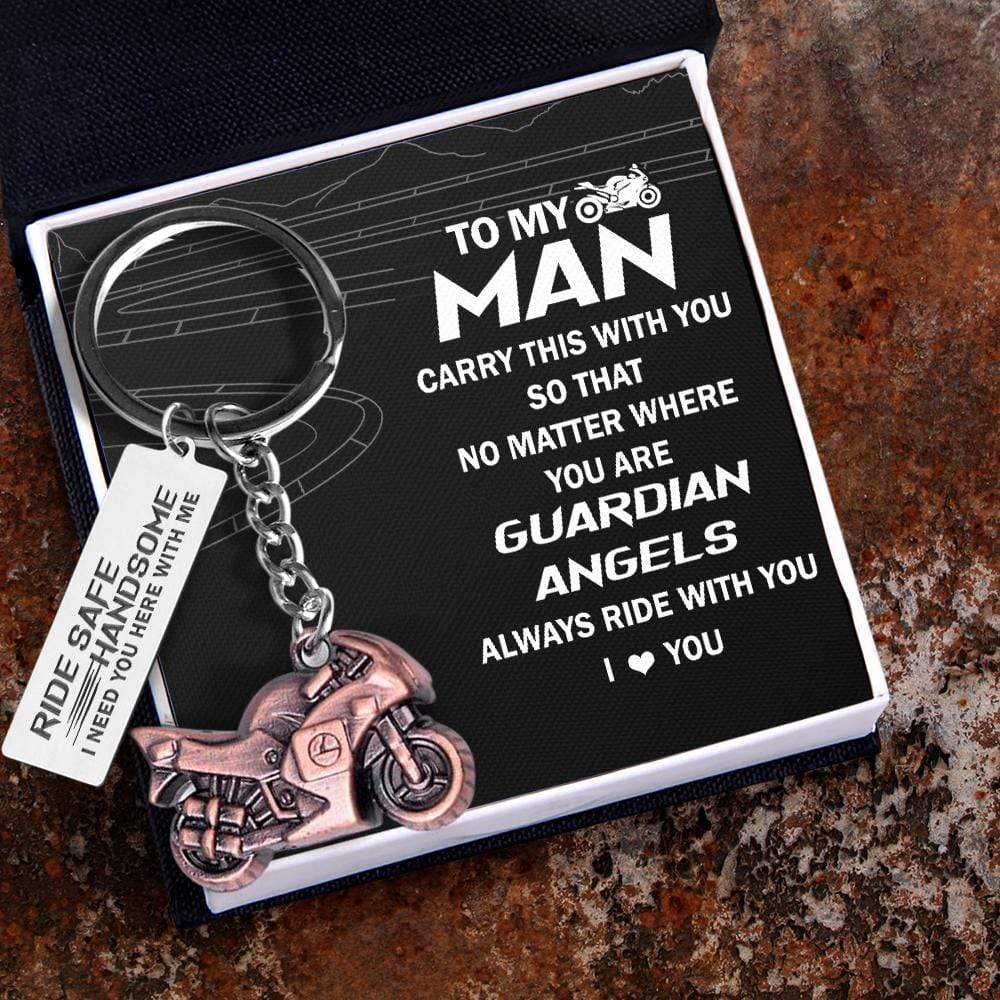 Sportbike Keychain - Biker - My Love - I Need You Here With Me - Gkei26002