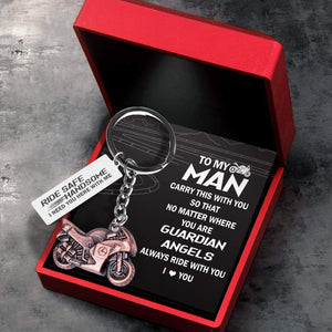 Sportbike Keychain - Biker - My Love - I Need You Here With Me - Gkei26002