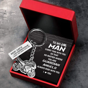 Sportbike Keychain - Biker - My Love - I Need You Here With Me - Gkei26002