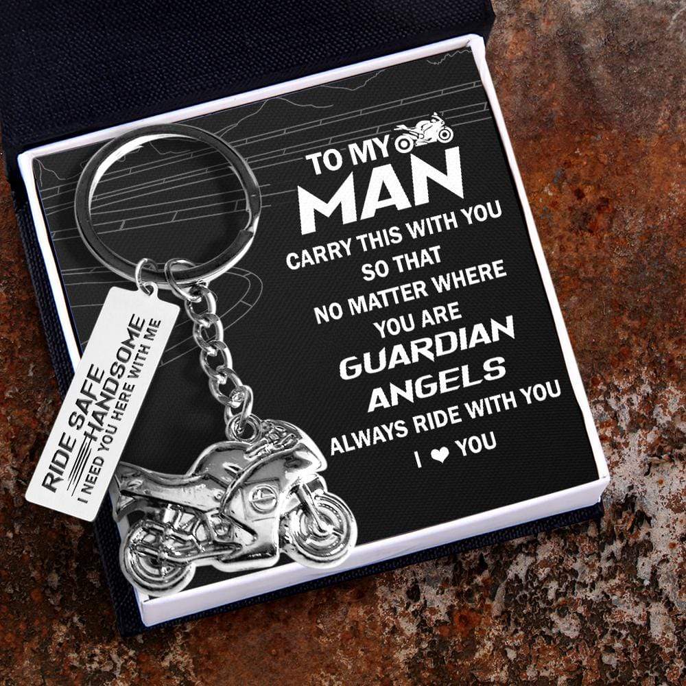 Sportbike Keychain - Biker - My Love - I Need You Here With Me - Gkei26002