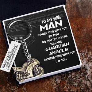 Sportbike Keychain - Biker - My Love - I Need You Here With Me - Gkei26002