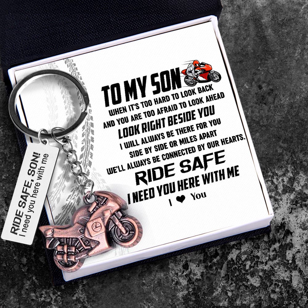 Sportbike Keychain - Biker - To My Son - I Love You - Gkei16006