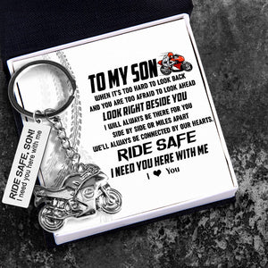 Sportbike Keychain - Biker - To My Son - I Love You - Gkei16006