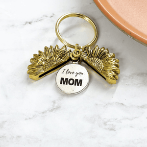 Sunflower Keychain - Skull - To My Mom - You Picked Me Up When I Was Down - Gkqb19008