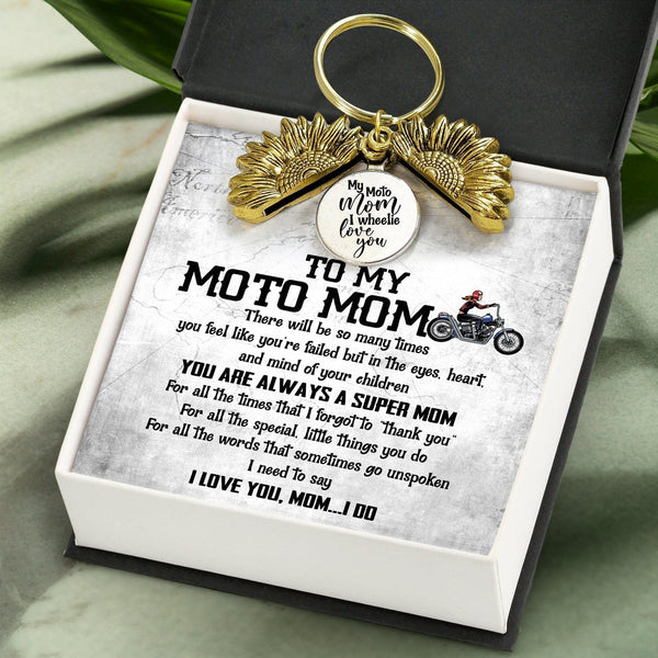 Motorcycle Keychain - To My Son - From Mom - You Will Always Be My Lit -  Wrapsify