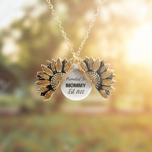 Sunflower Necklace - Skull - To My Mom - How Powerful You Really Are - Gns19007