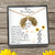 Sunflower Necklace - To My Granddaughter - Sunshine In My Heart - Keep Me In Your Heart - Gns23004