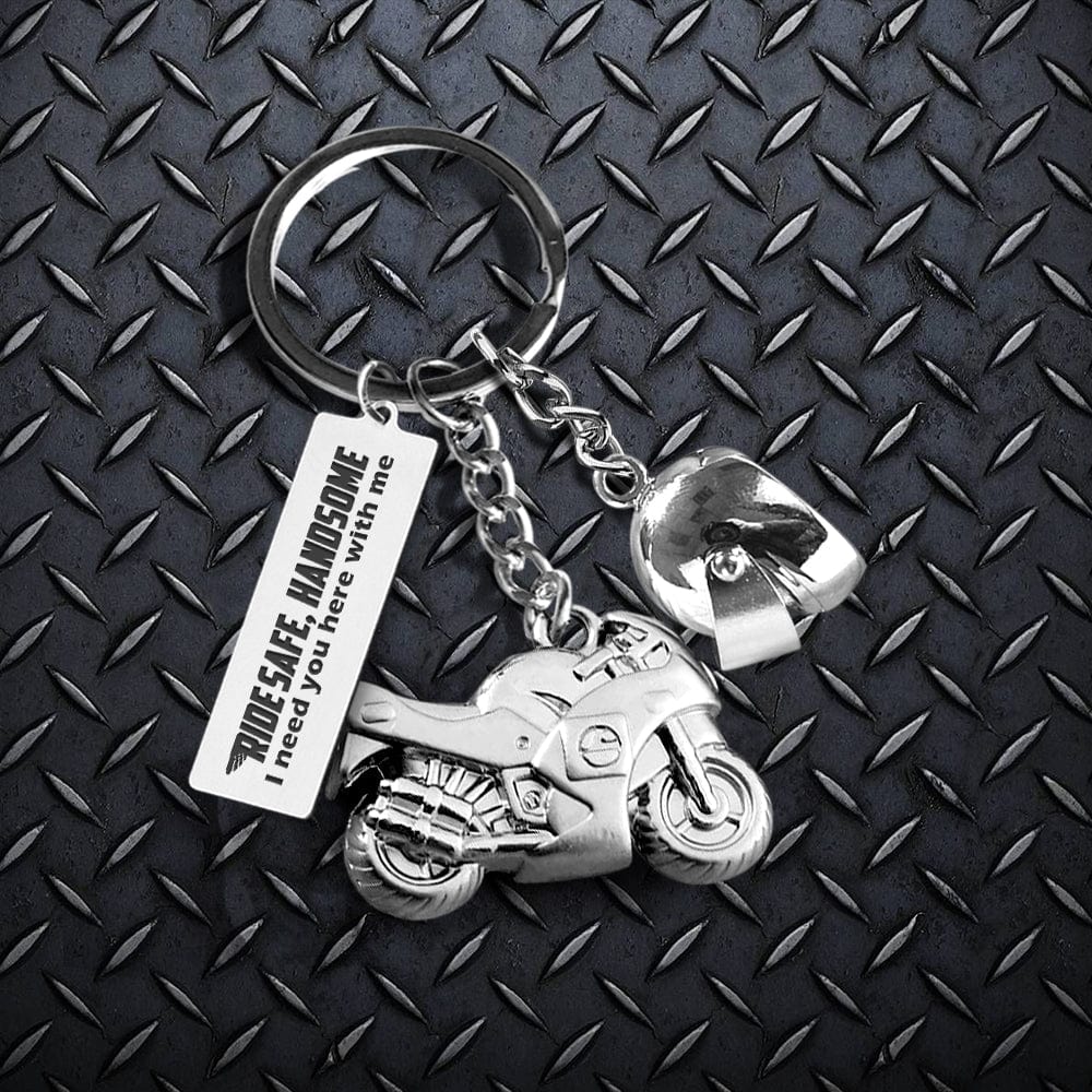 Superbike Helmet Keychain - Biker - To My Man - I Love You - Gkwg26003