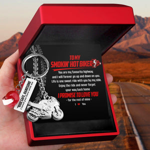 Superbike Helmet Keychain - Biker - To My Man - I Love You - Gkwg26004