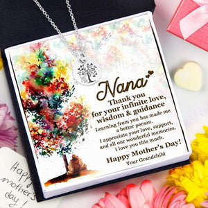 Tree Of Life Necklace - Family - To Grandma - Happy Mother's Day - Gnev21003