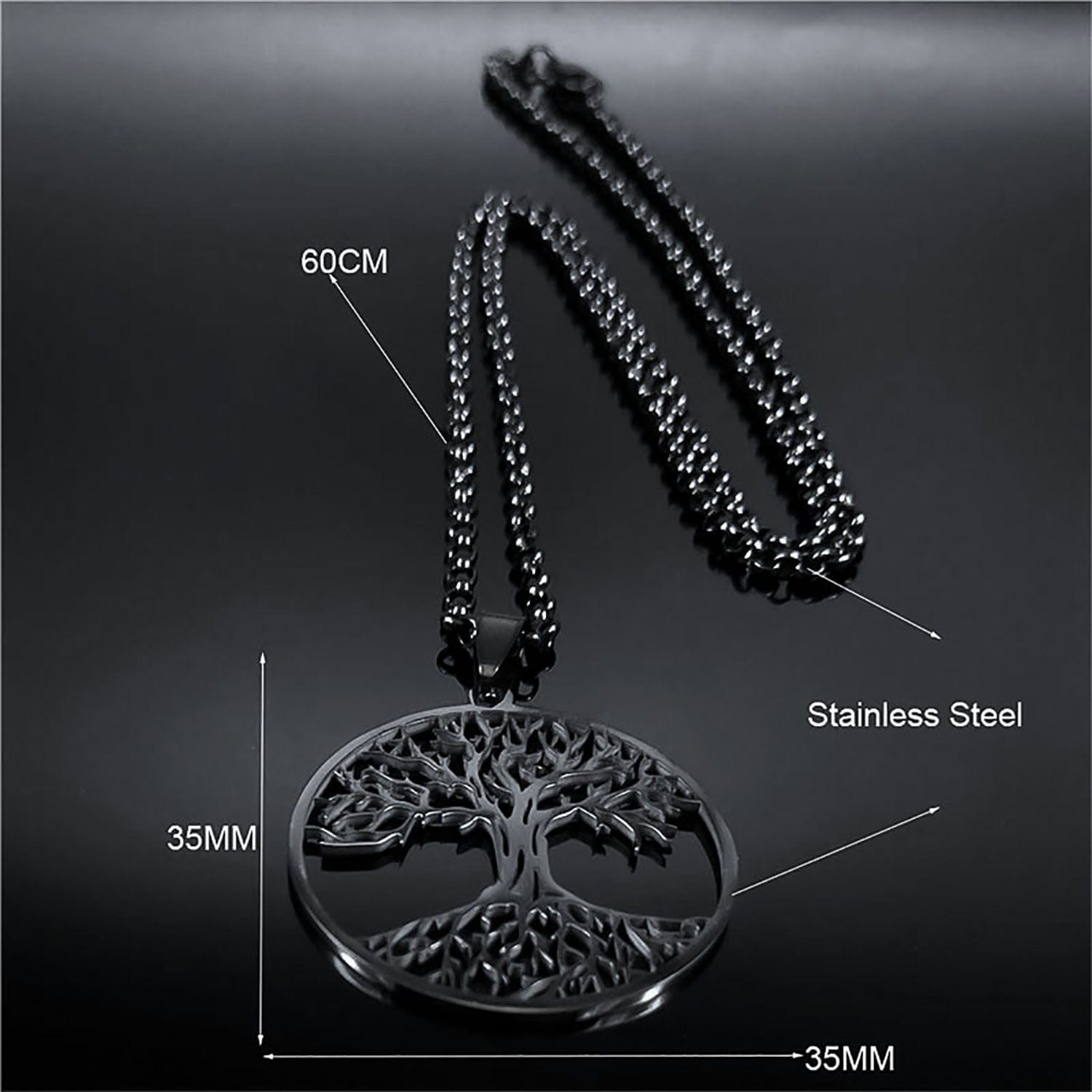Tree Of Life Necklace - Viking - To My Shieldmaiden Mom - I Love You To Valhalla And Back - Gnyb19002