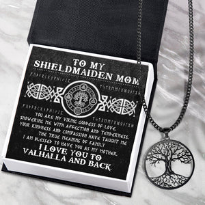 Tree Of Life Necklace - Viking - To My Shieldmaiden Mom - You Are My Viking Goddess Of Love - Gnyb19004