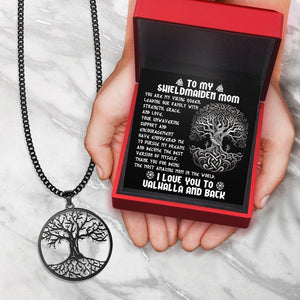 Tree Of Life Necklace - Viking - To My Shieldmaiden Mom - You Are My Viking Queen - Gnyb19001