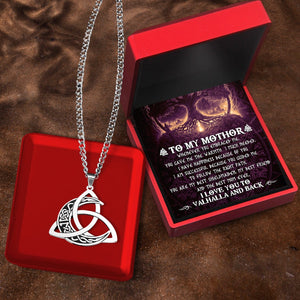 Triple Moon Goddess Necklace - Viking - To My Mothor - You Are My Best Shieldmaiden - Gnya19003