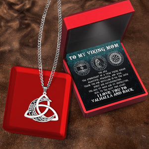 Triple Moon Goddess Necklace - Viking - To My Viking Mom - You Are My Hero And My Inspiration - Gnya19001