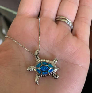 Turtle Pendant Necklace - Turtle - To My Girlfriend - I Love You More Than All The Waves In The Ocean - Gnfe13001
