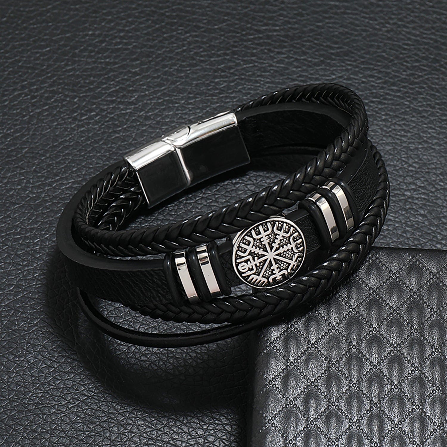 Vegvísir Bracelet - Viking - To My Viking Son - I Will Always Be Your Vegvísir - Gbbo16001
