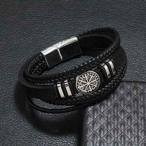 Vegvísir Bracelet - Viking - To My Viking Son - I Will Always Be Your Vegvísir - Gbbo16001