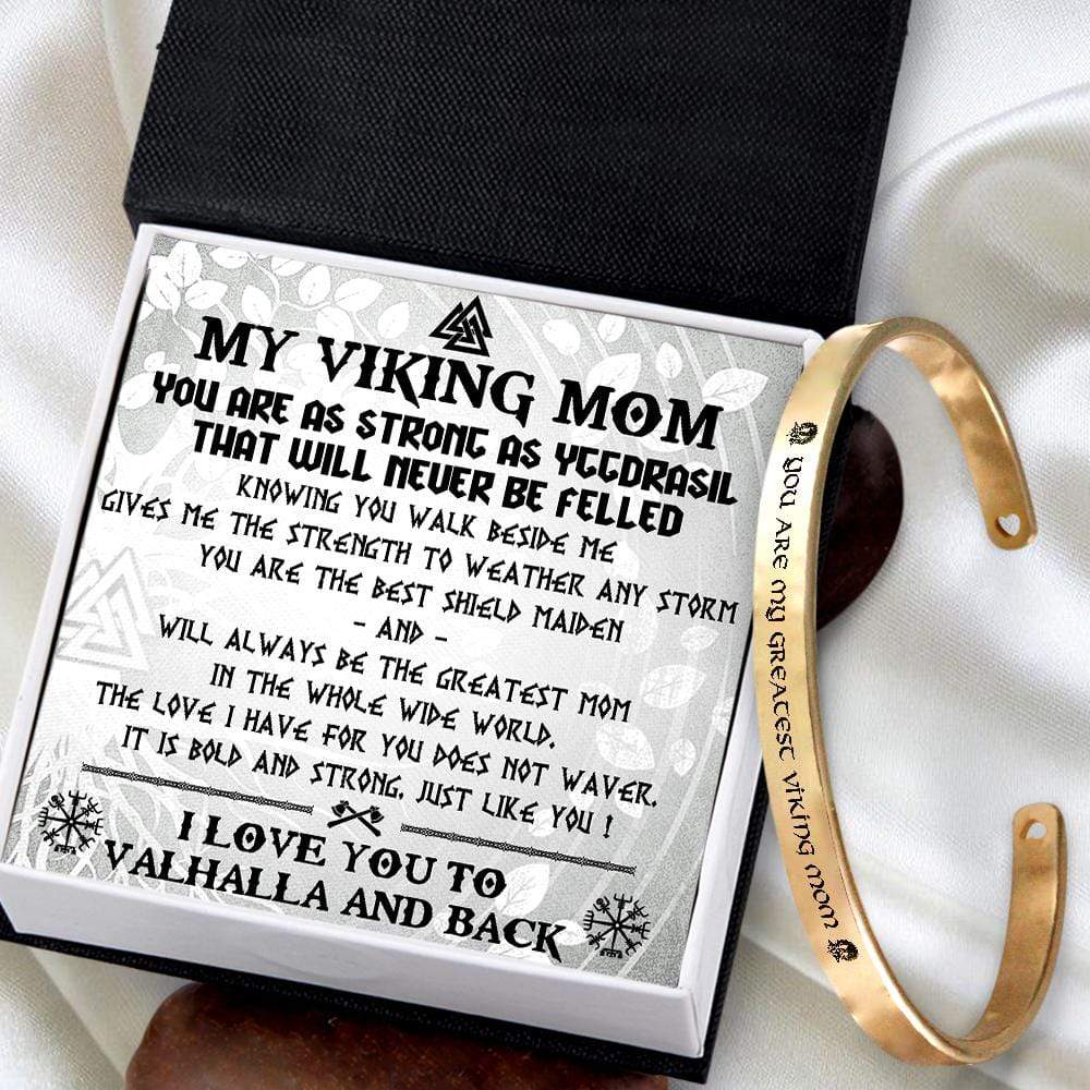 Viking Bracelet - Viking - My Viking Mom - I Love You To Valhalla & Back - Gbzf19003